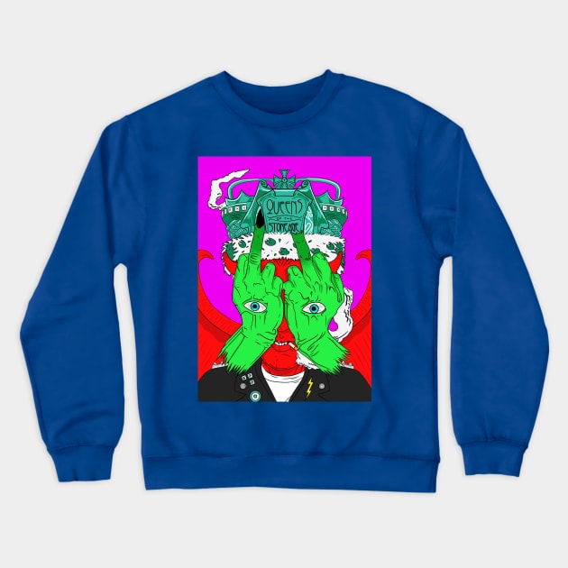 QOTSA Covershow Crewneck Sweatshirt by BadAsh Designs